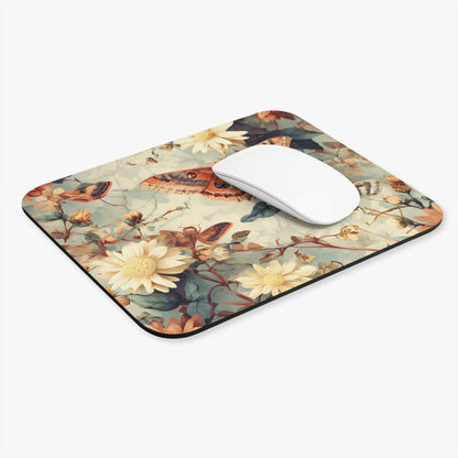 Botanical Moth Mouse Pad