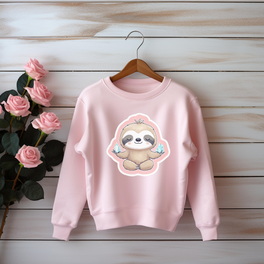 Sloth Serenity Crystal Sweatshirt