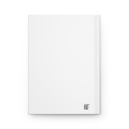Banded Agate Inspired Initial 'F' Hardcover Notebook