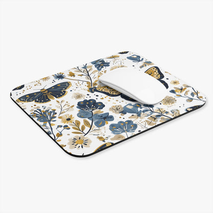 Floral Moth Mouse Pad