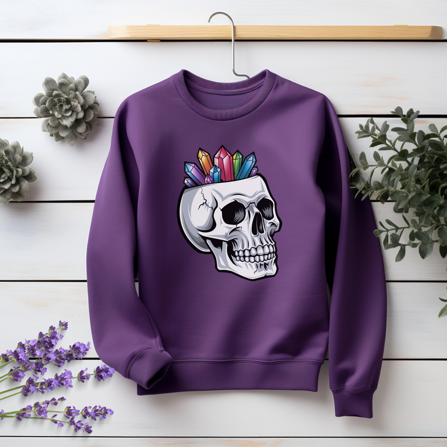 Skull Crystals Sweatshirt