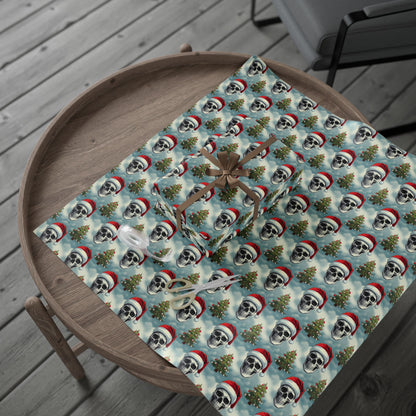 Holiday Skulls Wrapping Paper