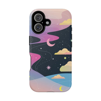 Celestial Night Sky Impact-Resistant Phone Cases