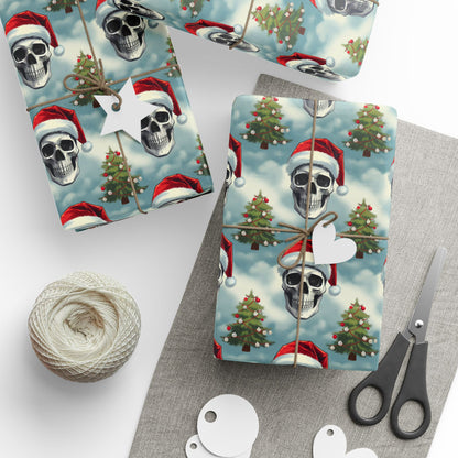 Holiday Skulls Wrapping Paper