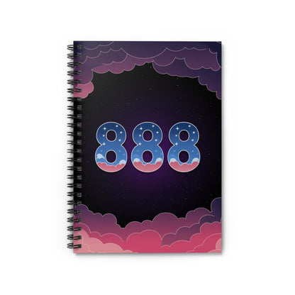 Angel Numbers '888' Spiral Notebook