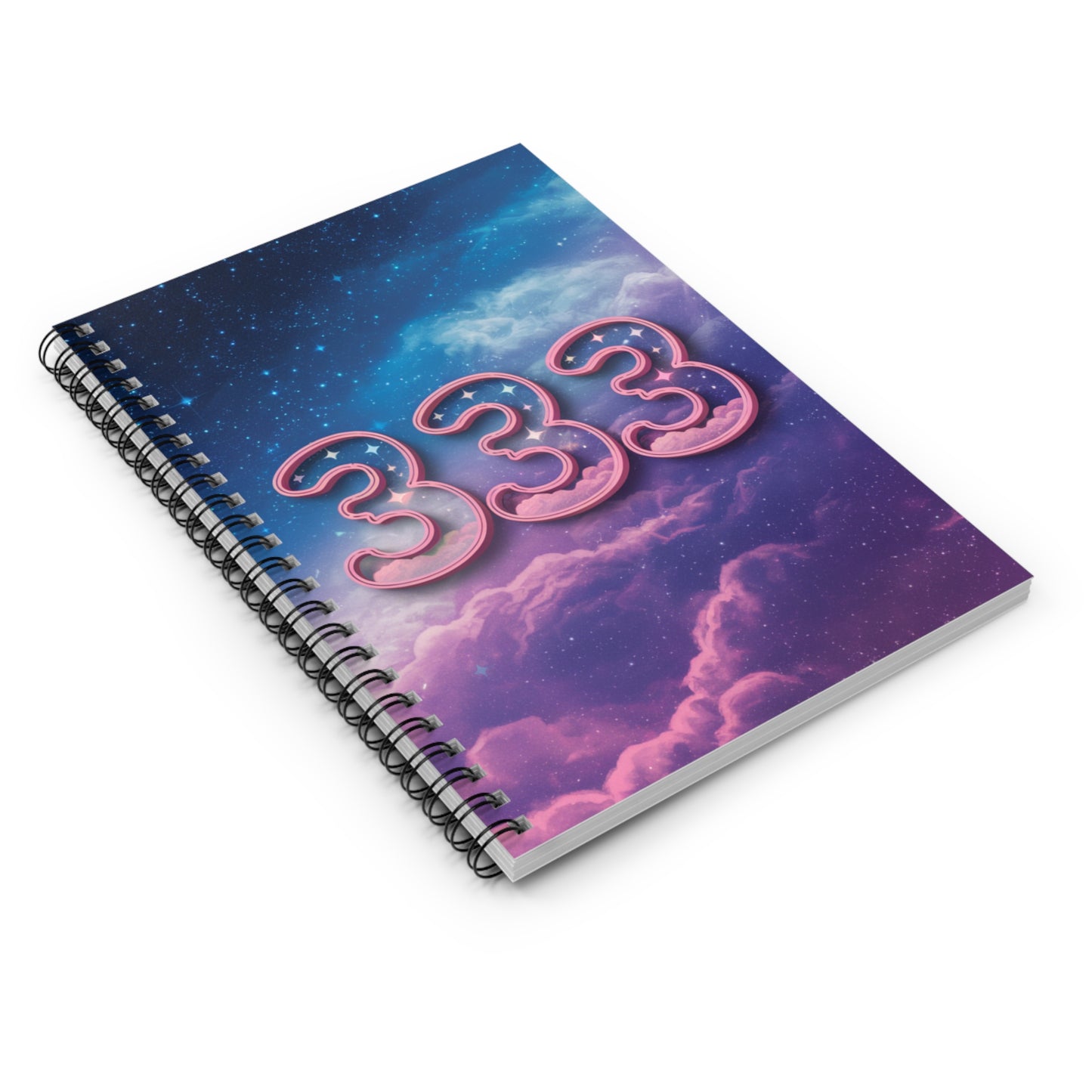 Angel Numbers '333' Spiral Notebook