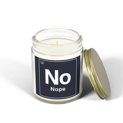 Nope Coconut Apricot Wax Hand Poured Candle