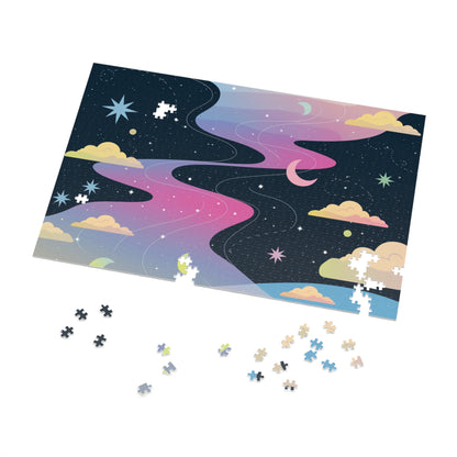 Celestial Night Sky Jigsaw Puzzle 500 or 1000 pieces Unique Puzzles for Adults