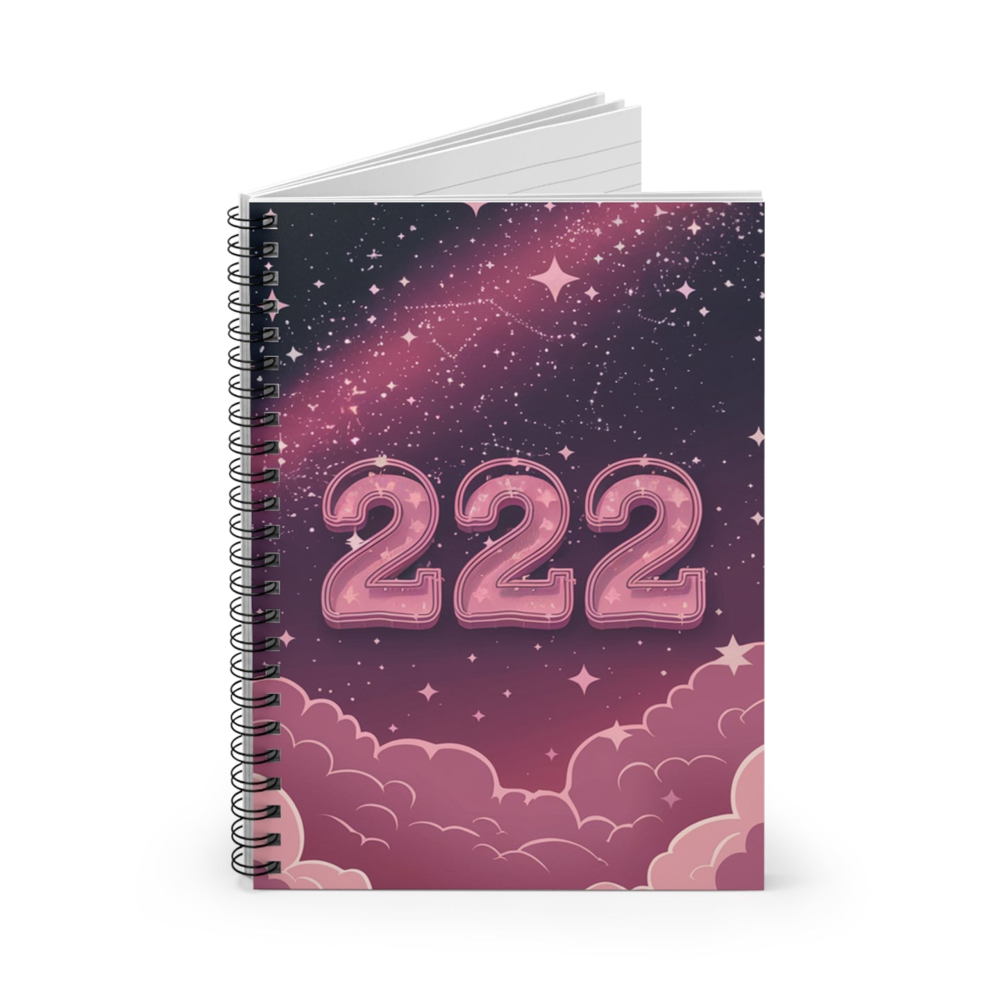 Angel Numbers '222' Spiral Notebook