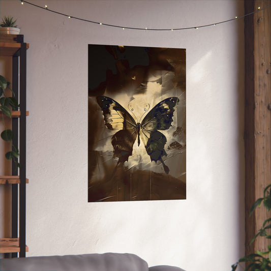 Butterfly Expressionism Wall Art Poster