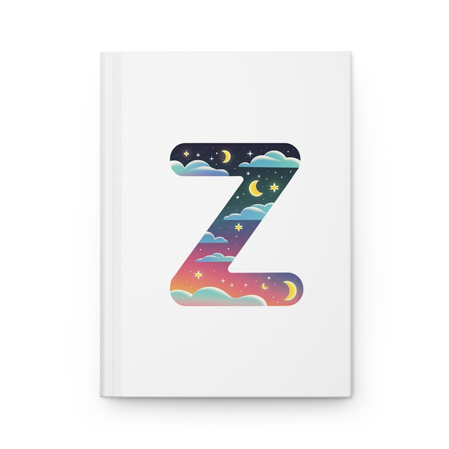 Celestial Dreams Initial 'Z' Hardcover Notebook