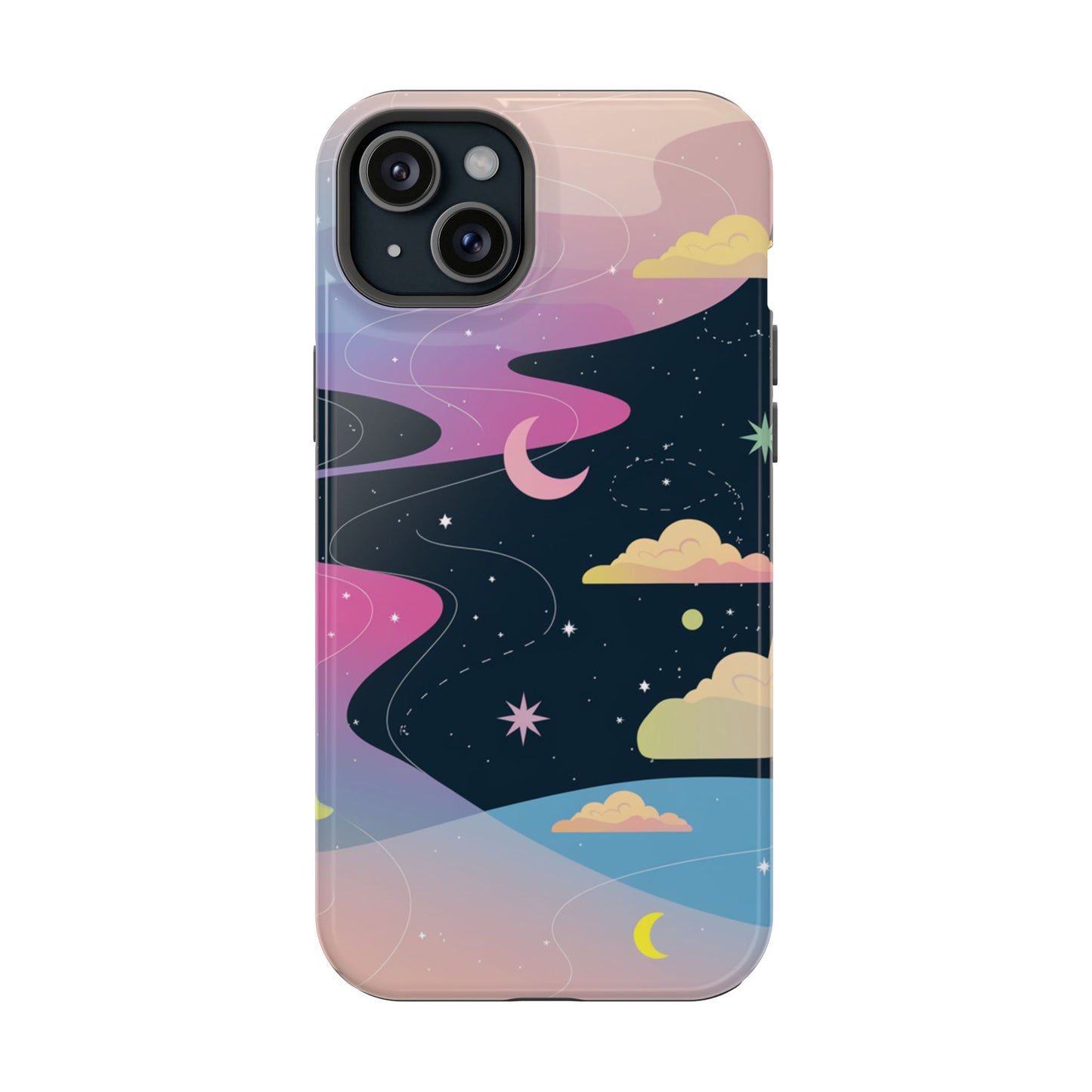 Celestial Night Sky Impact-Resistant Phone Cases