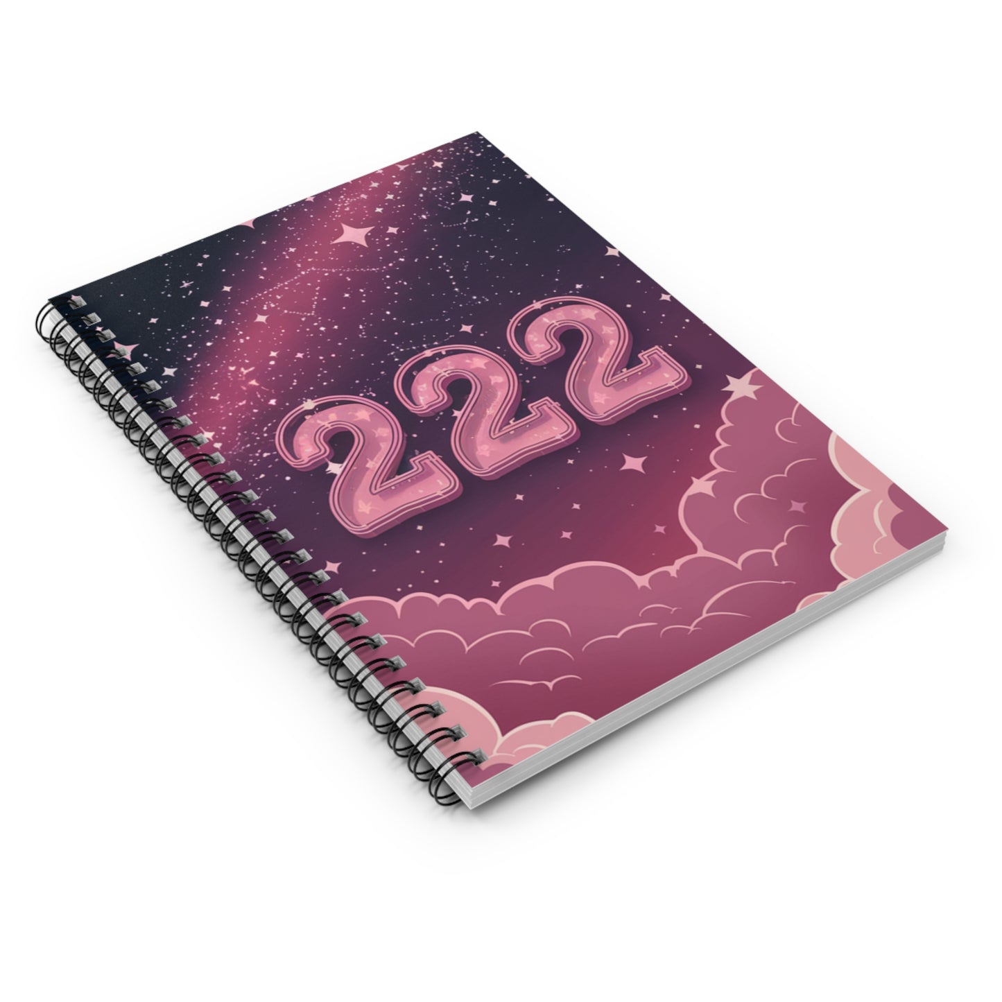 Angel Numbers '222' Spiral Notebook