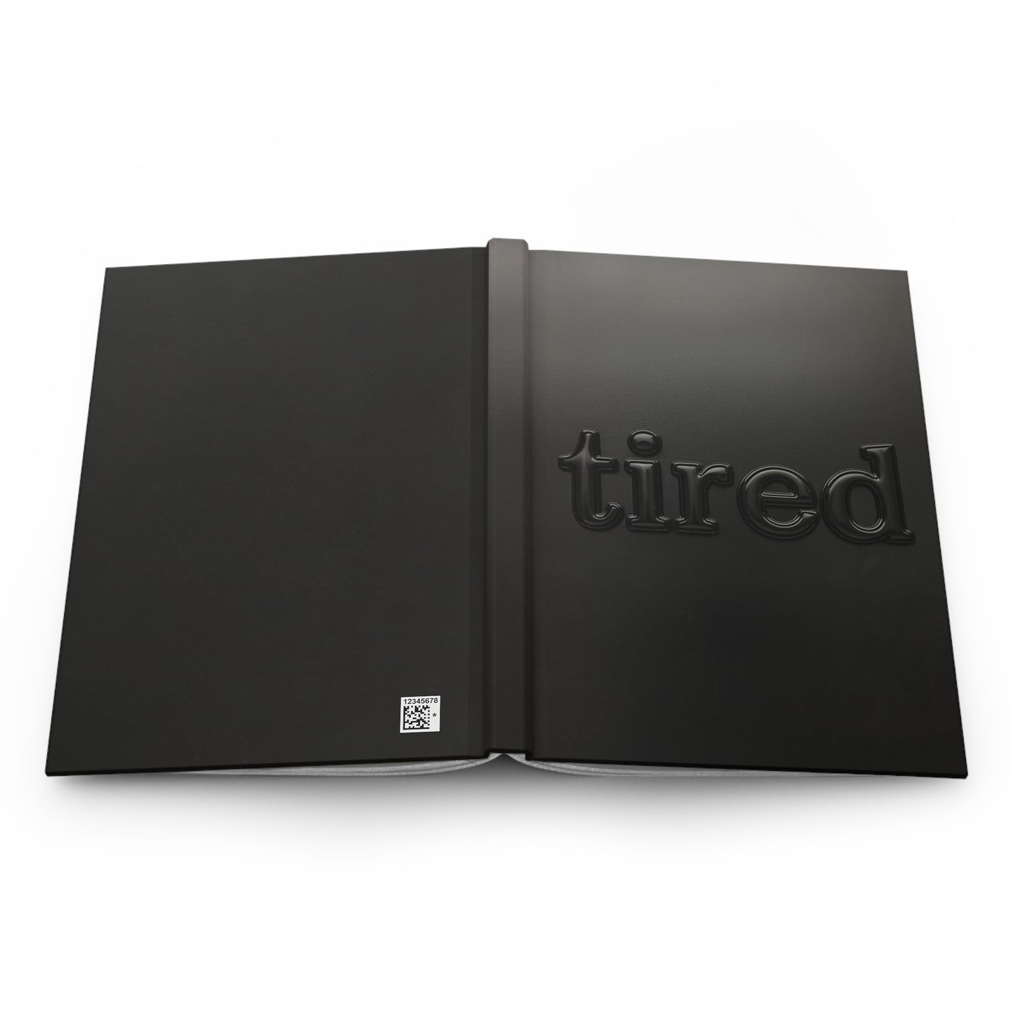 tired Midnight Series Hardcover Notebook