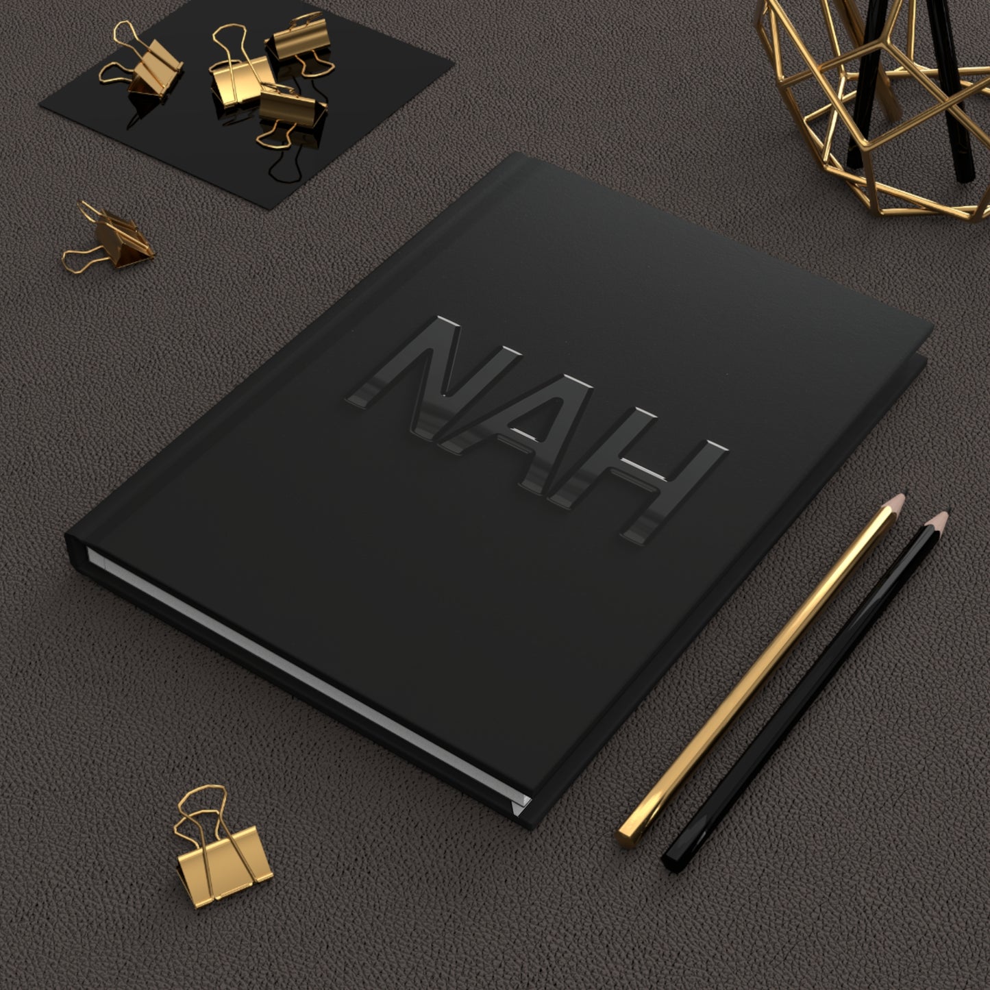 NAH Midnight Series Hardcover Notebook