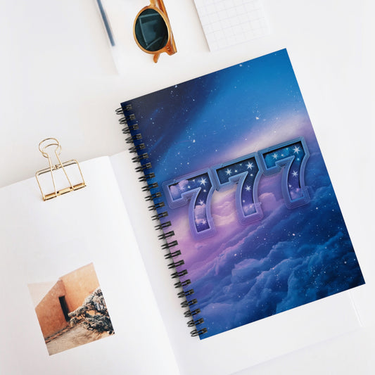 Angel Numbers '777' Spiral Notebook