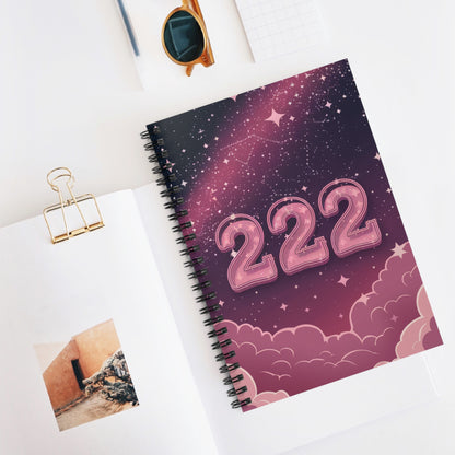 Angel Numbers '222' Spiral Notebook