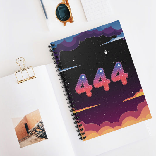 Angel Numbers '444' Spiral Notebook