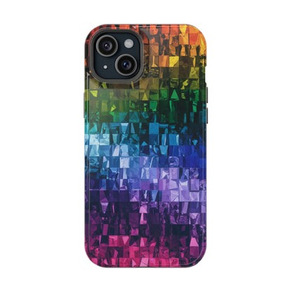 Rainbow Glisten Impact-Resistant Phone Cases