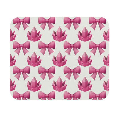 Pink Crystals and Bows Mouse Pad