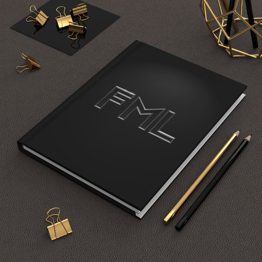 FML Midnight Series Hardcover Notebook