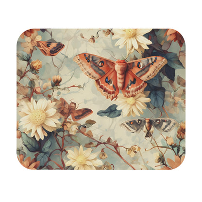 Botanical Moth Mouse Pad