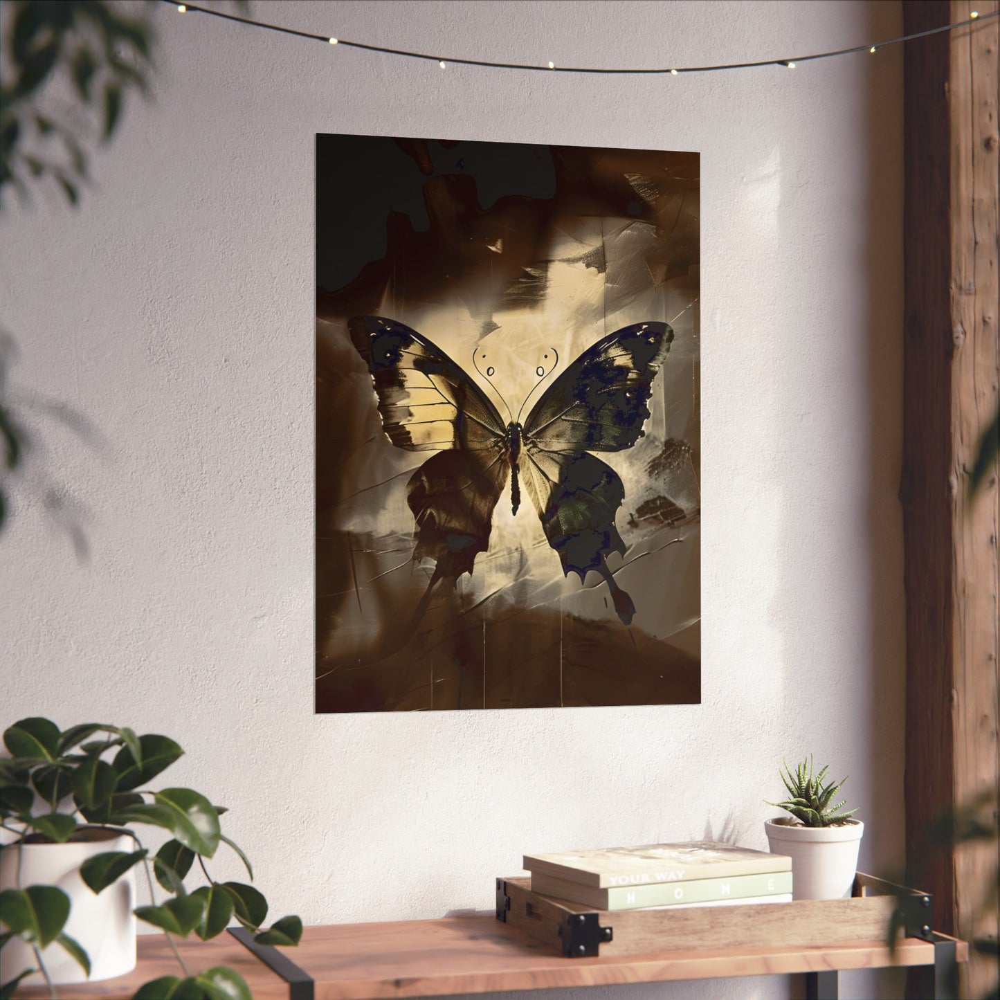 Butterfly Expressionism Wall Art Poster