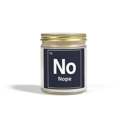 Nope Coconut Apricot Wax Hand Poured Candle
