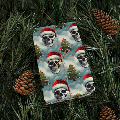 Holiday Skulls Wrapping Paper