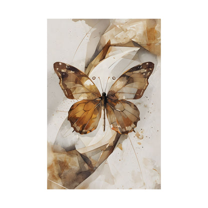 Mosaic Butterfly Wall Art Poster