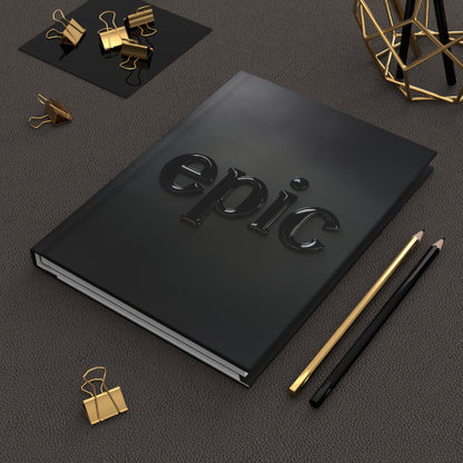 epic Midnight Series Hardcover Notebook