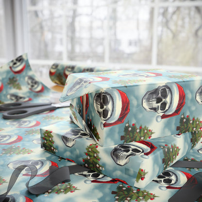 Holiday Skulls Wrapping Paper