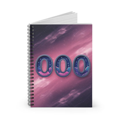 Angel Numbers '000' Spiral Notebook