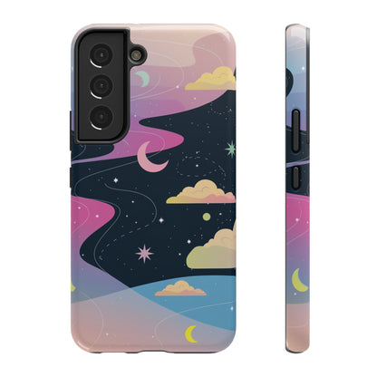 Celestial Night Sky Impact-Resistant Phone Cases