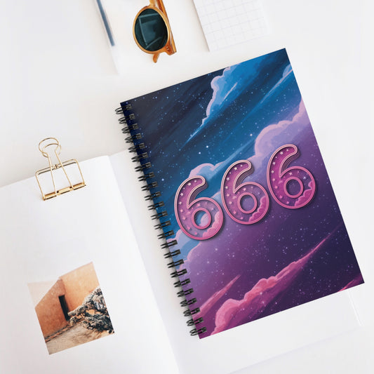 Angel Numbers '666' Spiral Notebook