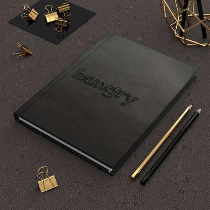 hangry Midnight Series Hardcover Notebook