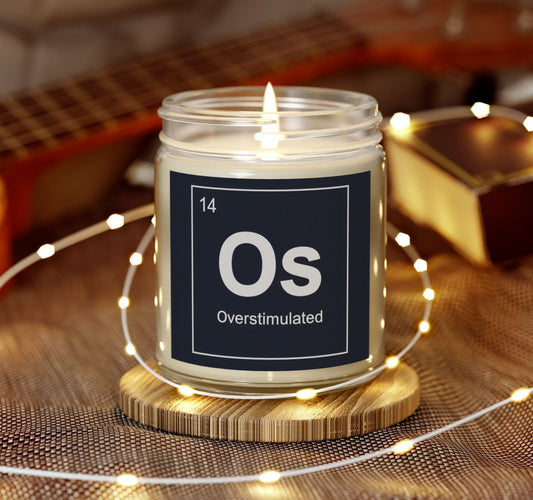 Overstimulated Coconut Apricot Wax Hand Poured Candle