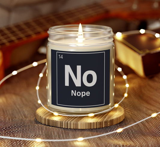 Nope Coconut Apricot Wax Hand Poured Candle