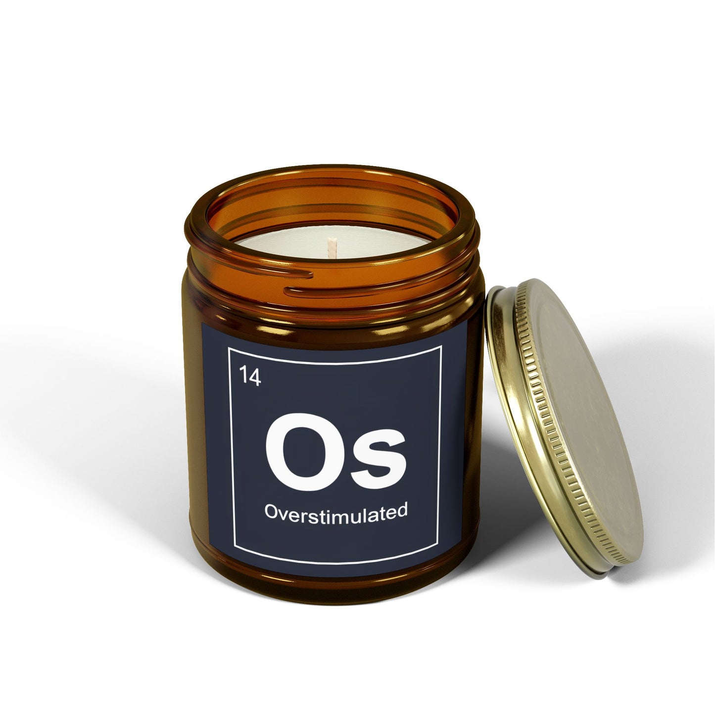 Overstimulated Coconut Apricot Wax Hand Poured Candle