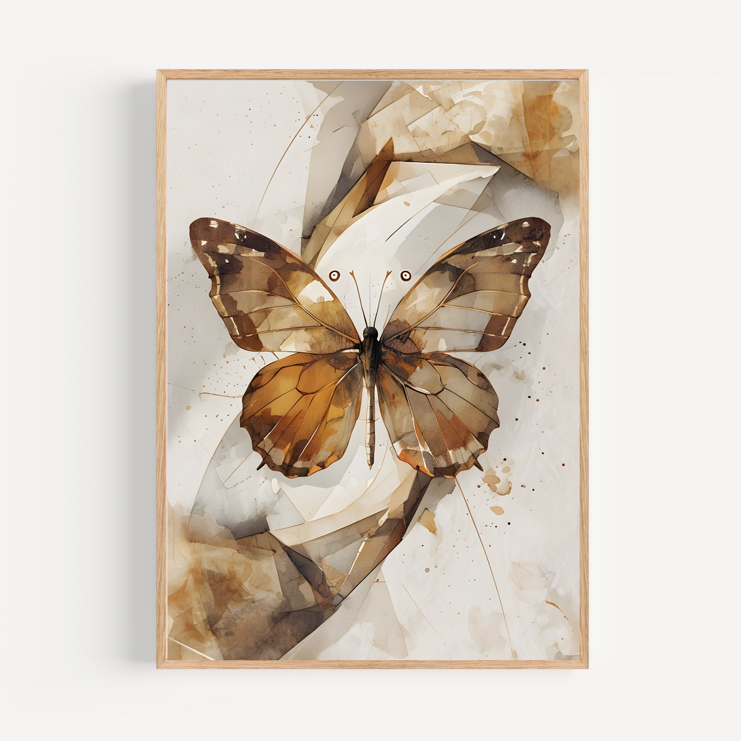 Mosaic Butterfly Wall Art Poster