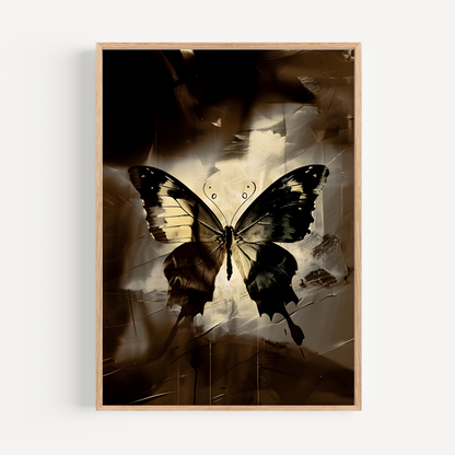 Butterfly Expressionism Wall Art Poster